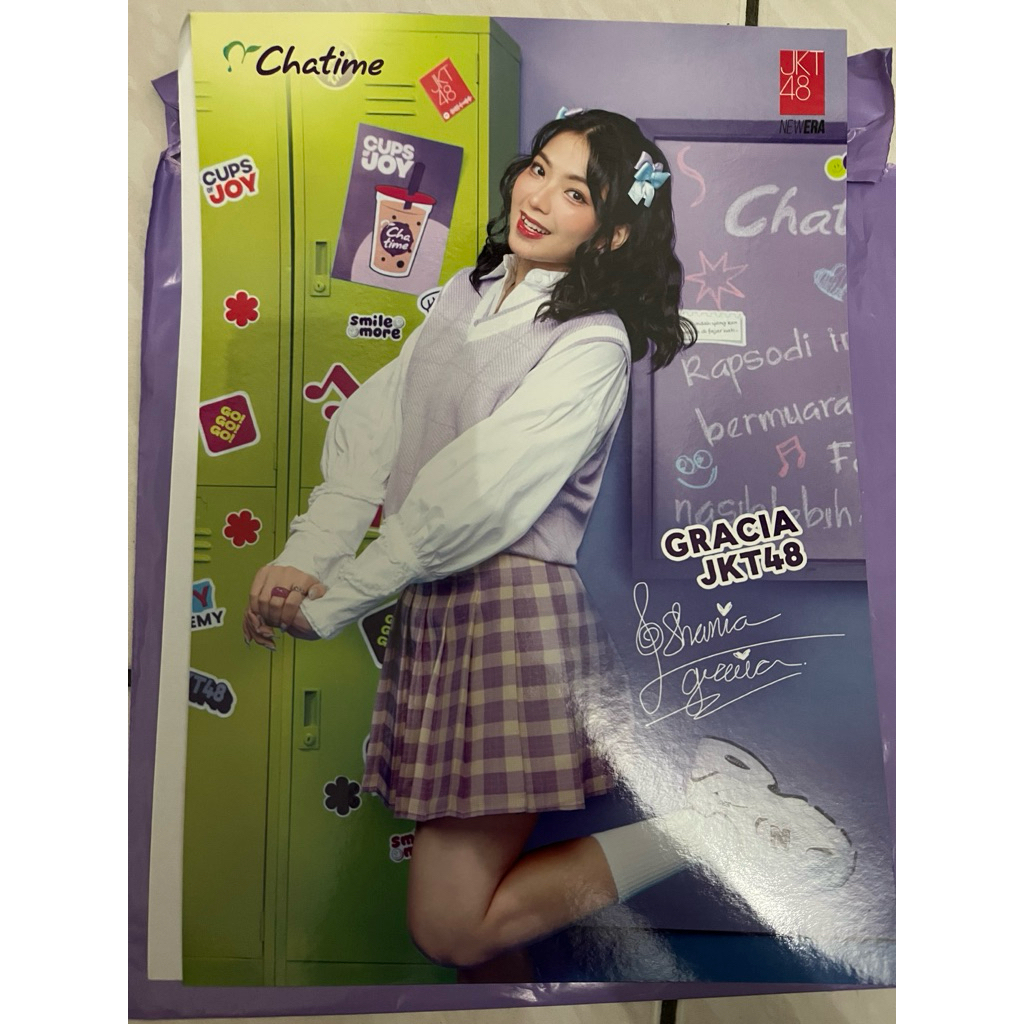 Jual POSTER CHATIME JKT48 GRACIA | Shopee Indonesia