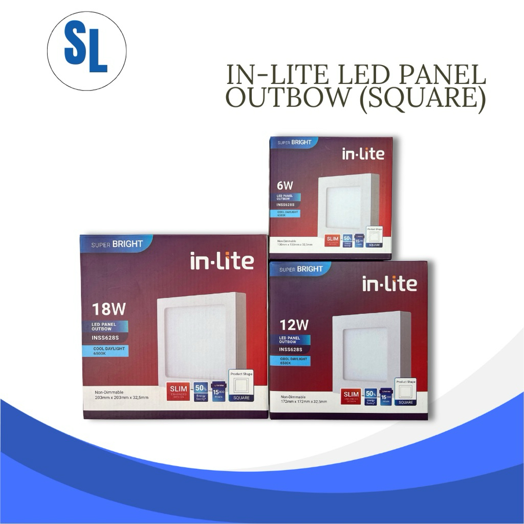 Jual Downlight Outbow INLITE Kotak INSS628S | Shopee Indonesia