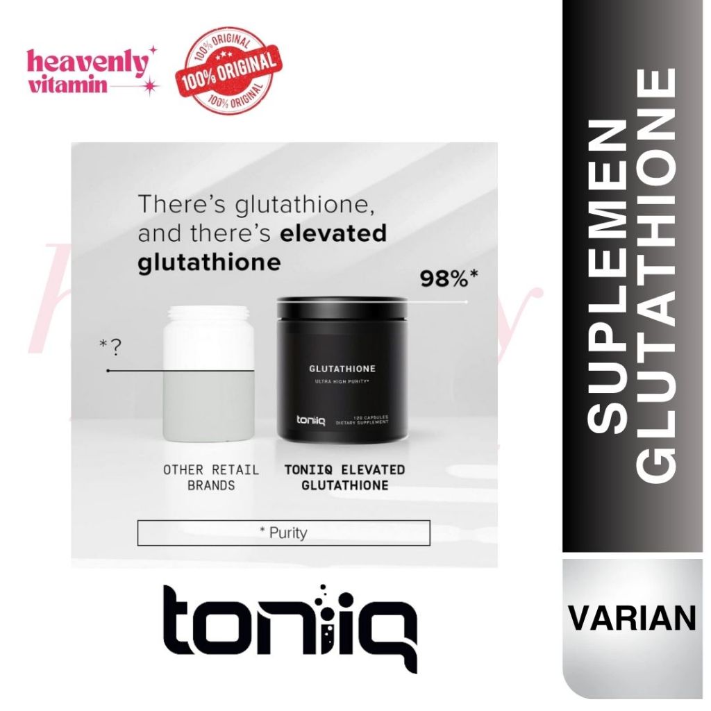 Jual Toniiq Glutathione Ultra High Strength 1000mg - 120 Capsules