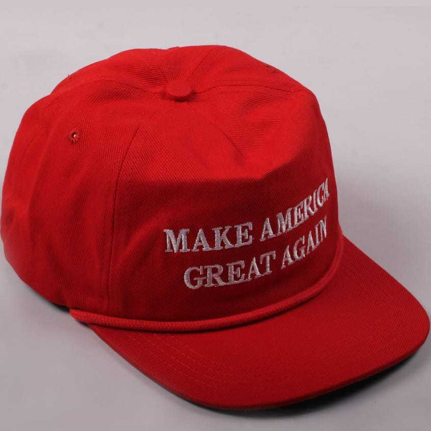 Cappellino Make America Great Again Toppa Ricamata MAGA Make America Great Again, Trump, Con Attacco A Strappo (hook And Loop) Toppa Make America Great Again - Foto 8