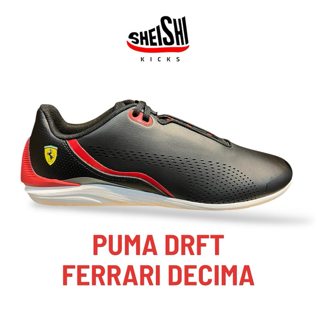Jual Sepatu Sneakers Pria Puma DRFT Ferrari Decima Black | Shopee Indonesia