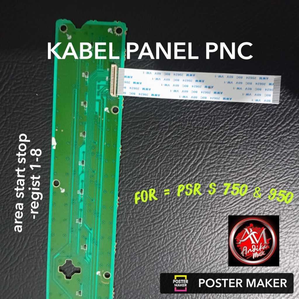 Jual kabel panel PNC/Kabel pnc yamaha psr s 950/ psr s 750 | Shopee ...