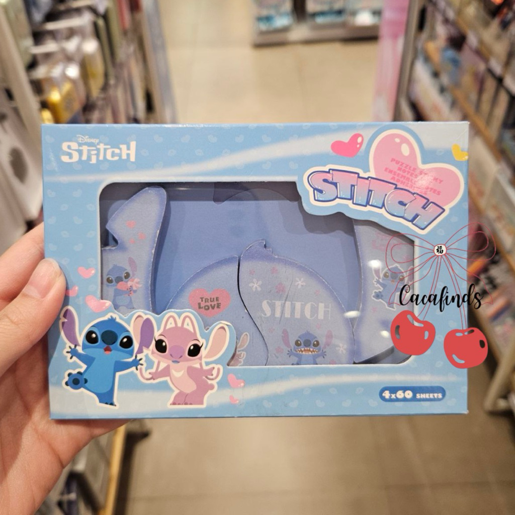 Jual MINISO x Disney‼️Puzzle Sticky Notes Disney Stitch Collection ...
