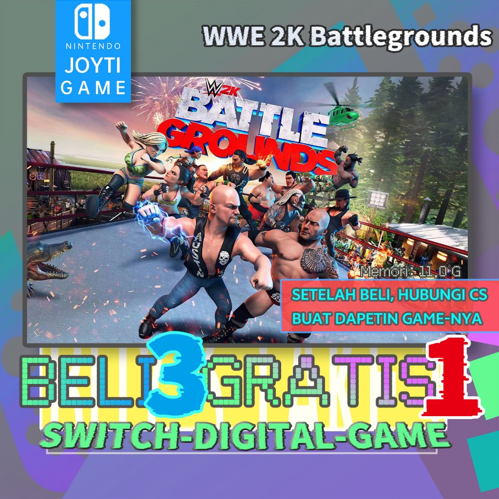 Jual WWE 2K Battlegrounds Nintendo Switch Digital Game （BELI 3 GRATIS 1 ...