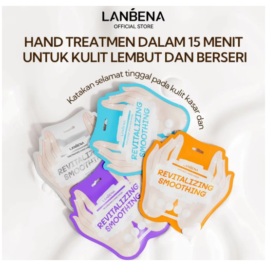 Jual [[ HAND MASK ]] LANBENA HAND MASK REVITALIZING SMOOTHING 30G ...