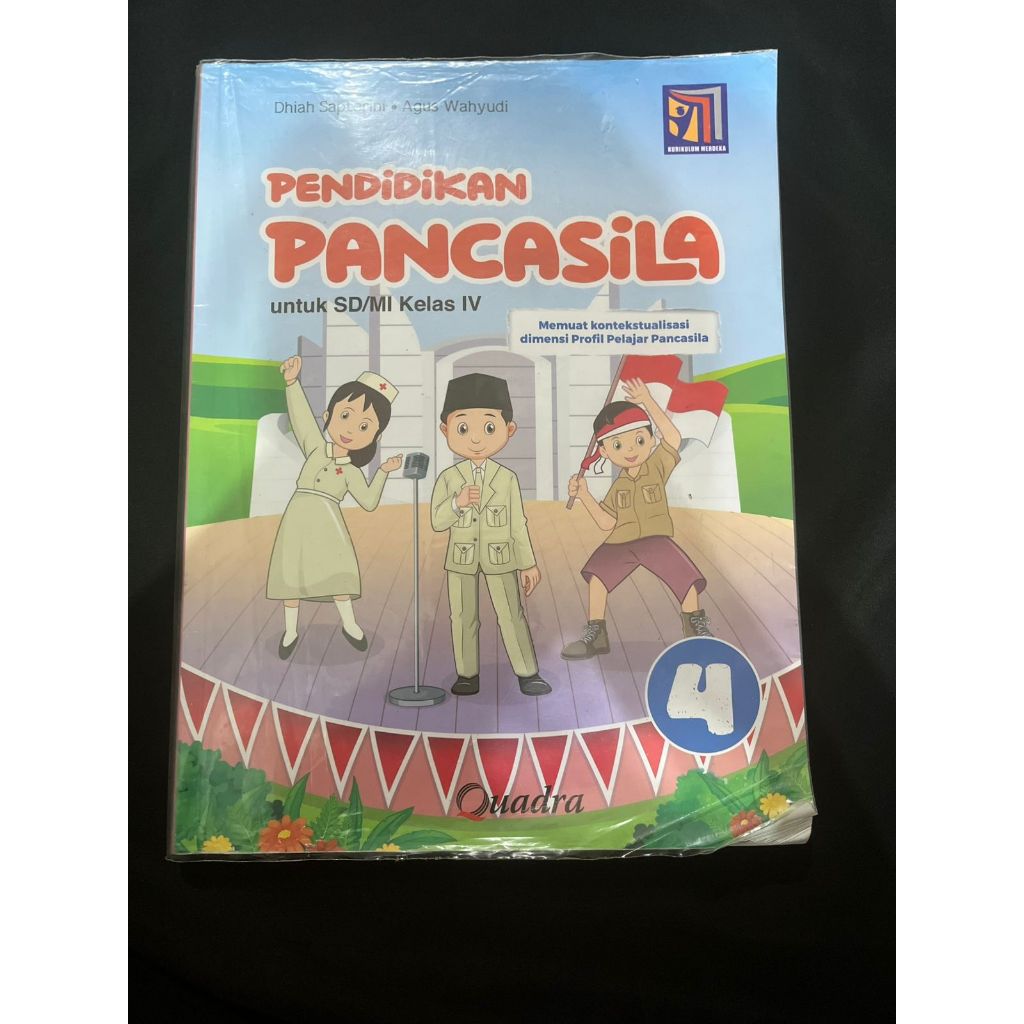 Jual Buku PPKN Pendidikan Pancasila Kelas 4 SD Quadra | Shopee Indonesia