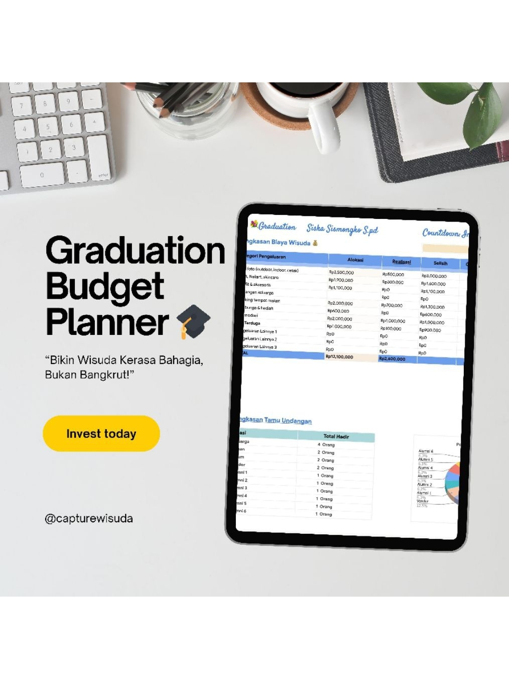 Jual Graduation Budget Planner | Shopee Indonesia