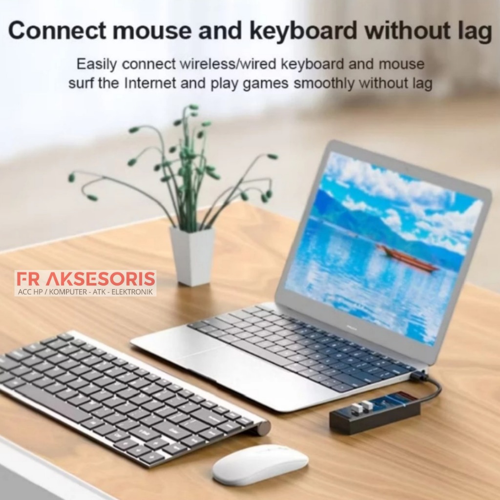 Jual USB HUB 4 PORT USB 3.0 High Speed 4 Ports USB HUB 3.0 Adapter USB ...
