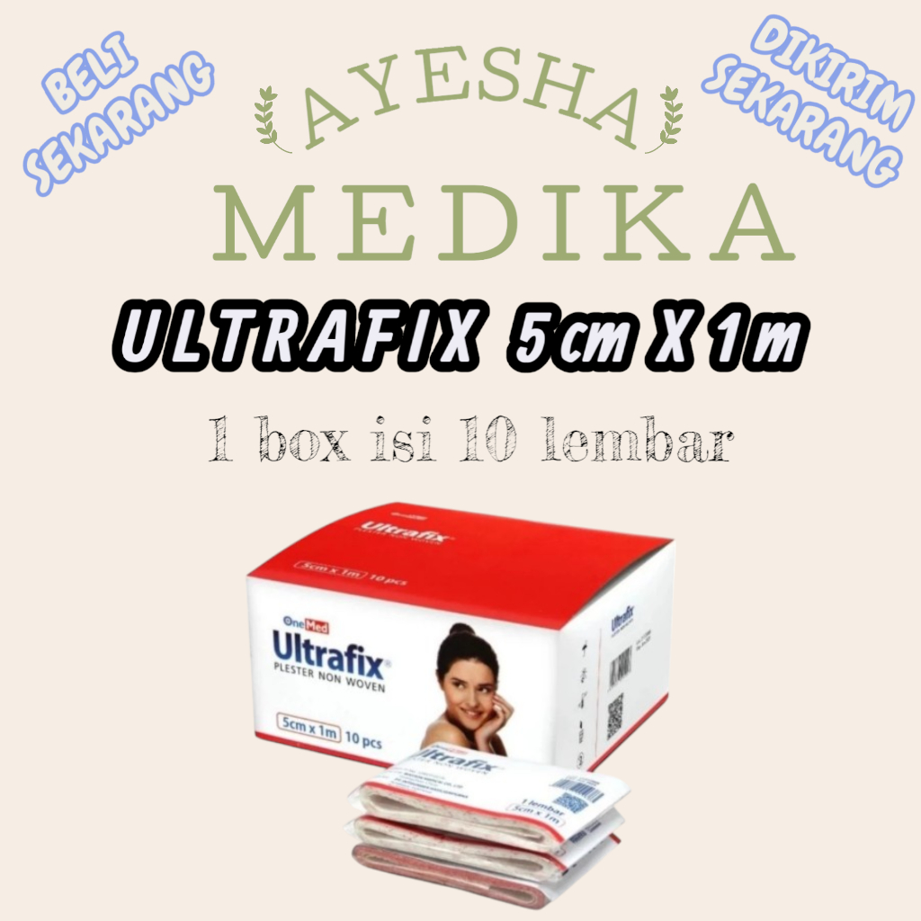 Jual ultrafix 5x1 ultrafix 5 cm x 1 m isi 10 lembar harga perbox ...