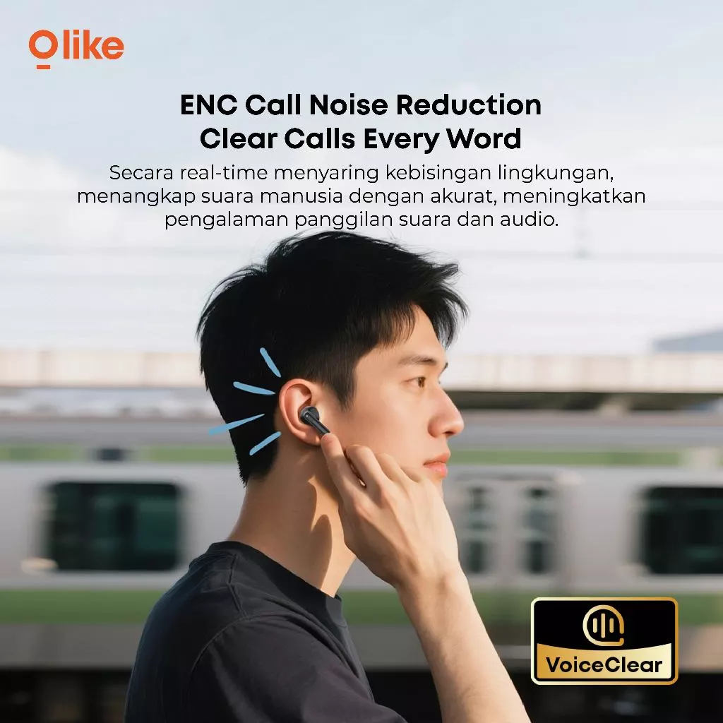 Olike True Wireless Earphone T112S Bluetooth 5.4 Earphone ENC Call Noice Reduction 38 Hours Playtime