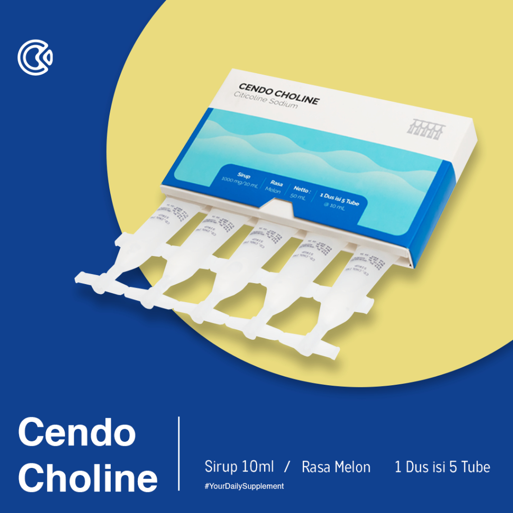 Jual Cendo Choline Syrup – Suplemen Otak dengan Citicoline 1000 mg ...