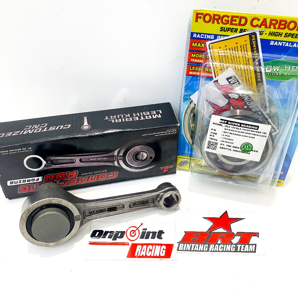 Jual STANG SEHER CONROD FORGED FORGING CNC BRT MX KING VIXION NVL NVA ...