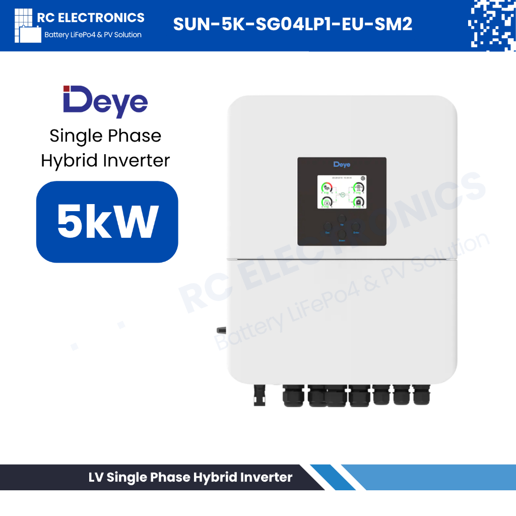 Jual Deye Hybrid Inverter On Off Grid 5KW Single Phase | SUN-5K-SG04LP1 ...