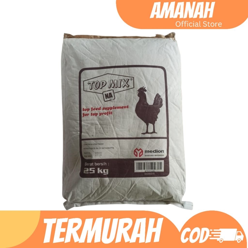 Jual TOP MIX GOLD 10 KG JENIS KANDUNGAN VITAMIN LEBIH BANYAK TOP MIX