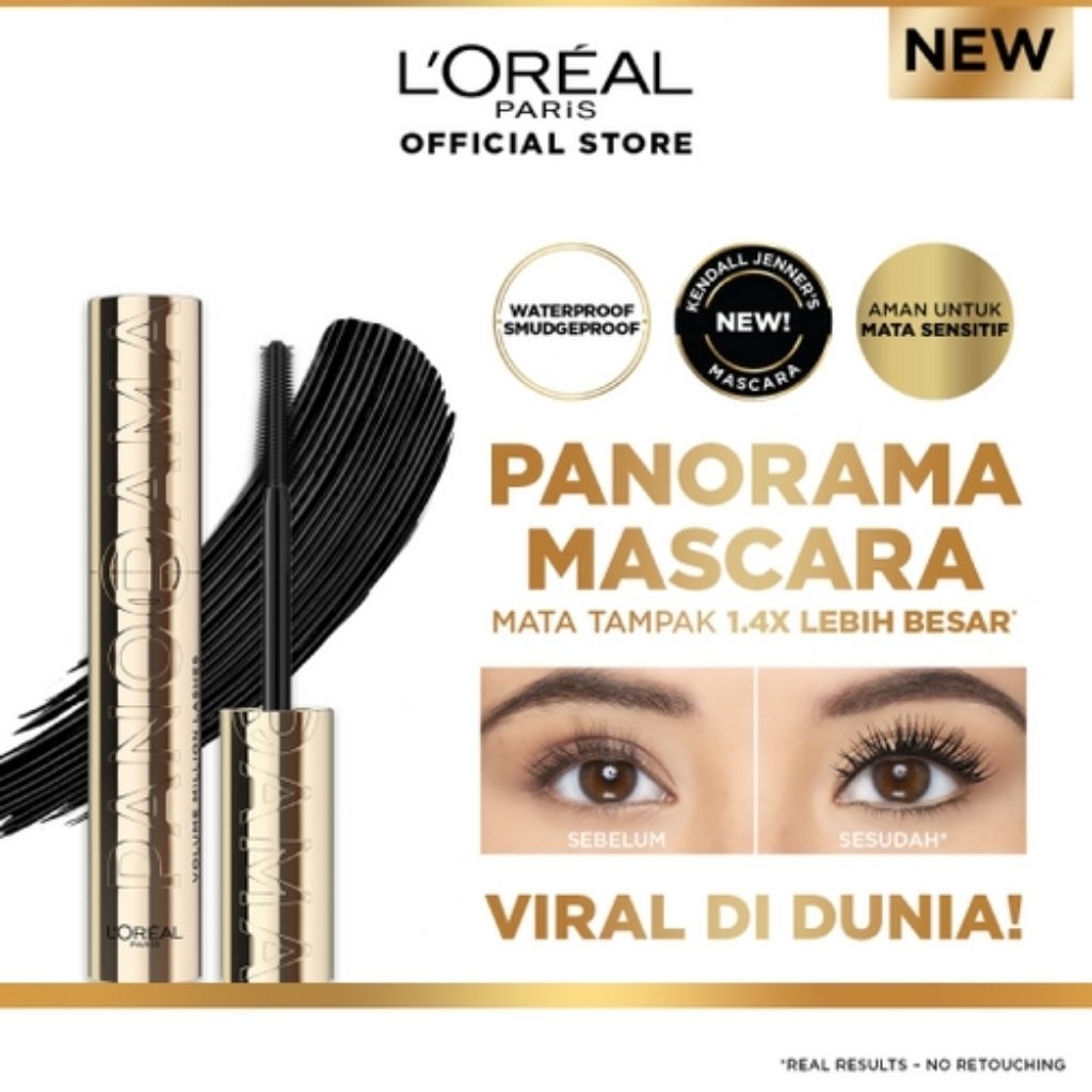 Jual L'OREAL PARIS Voluminous® Panorama™ Mascara Waterproof/Hydrofuge ...