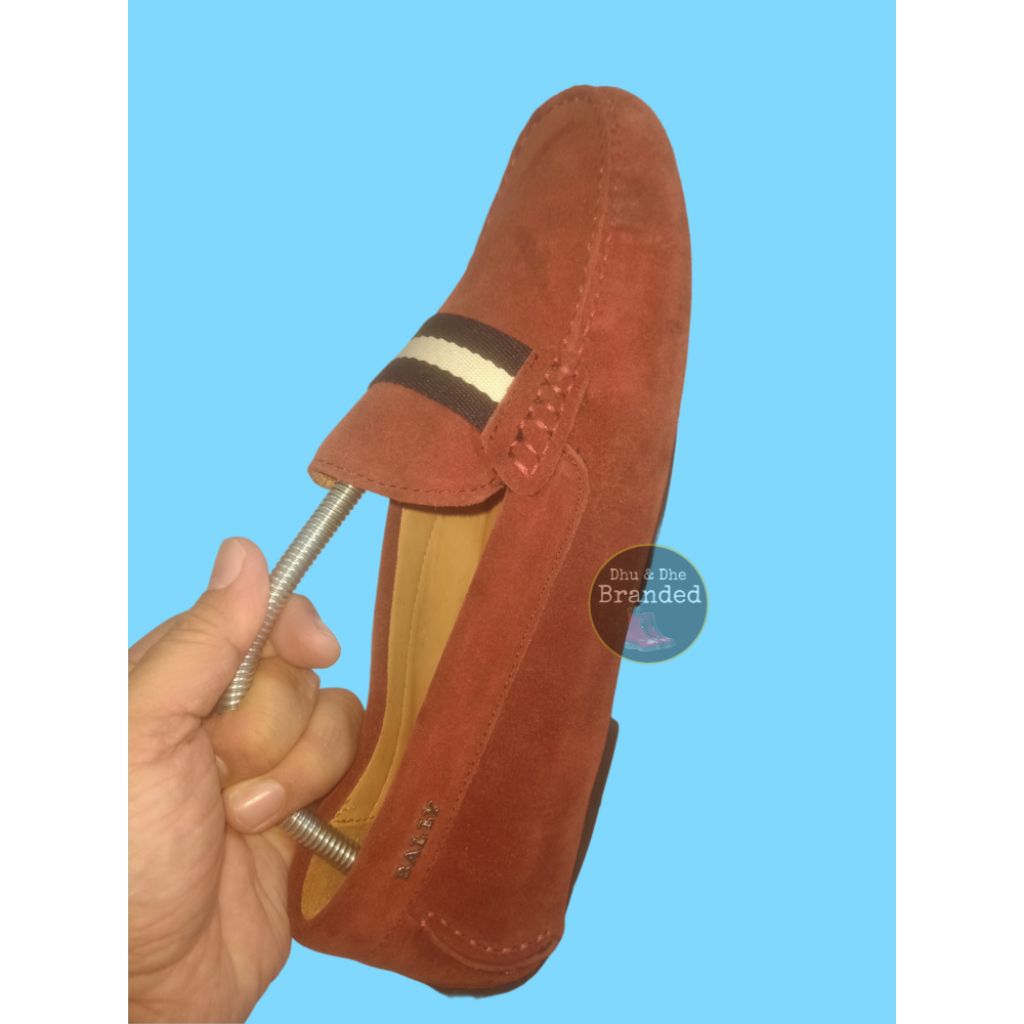 Jual Sepatu Slip on BALLY SWITZERLAND SUEDE size 43 Original like new