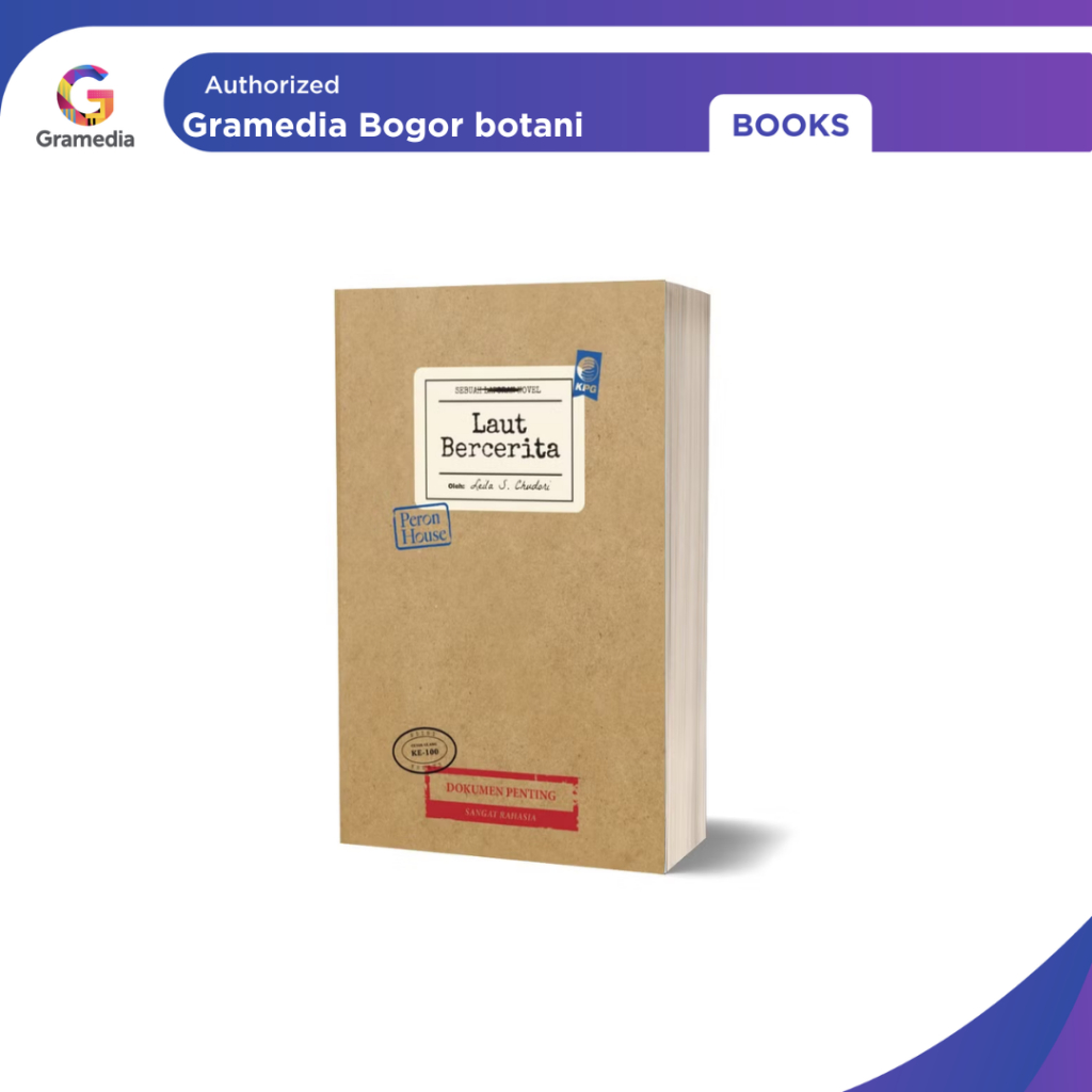 Jual Gramedia Bogor - Novel Laut Bercerita Spesial Cetakan Ke-100 ...