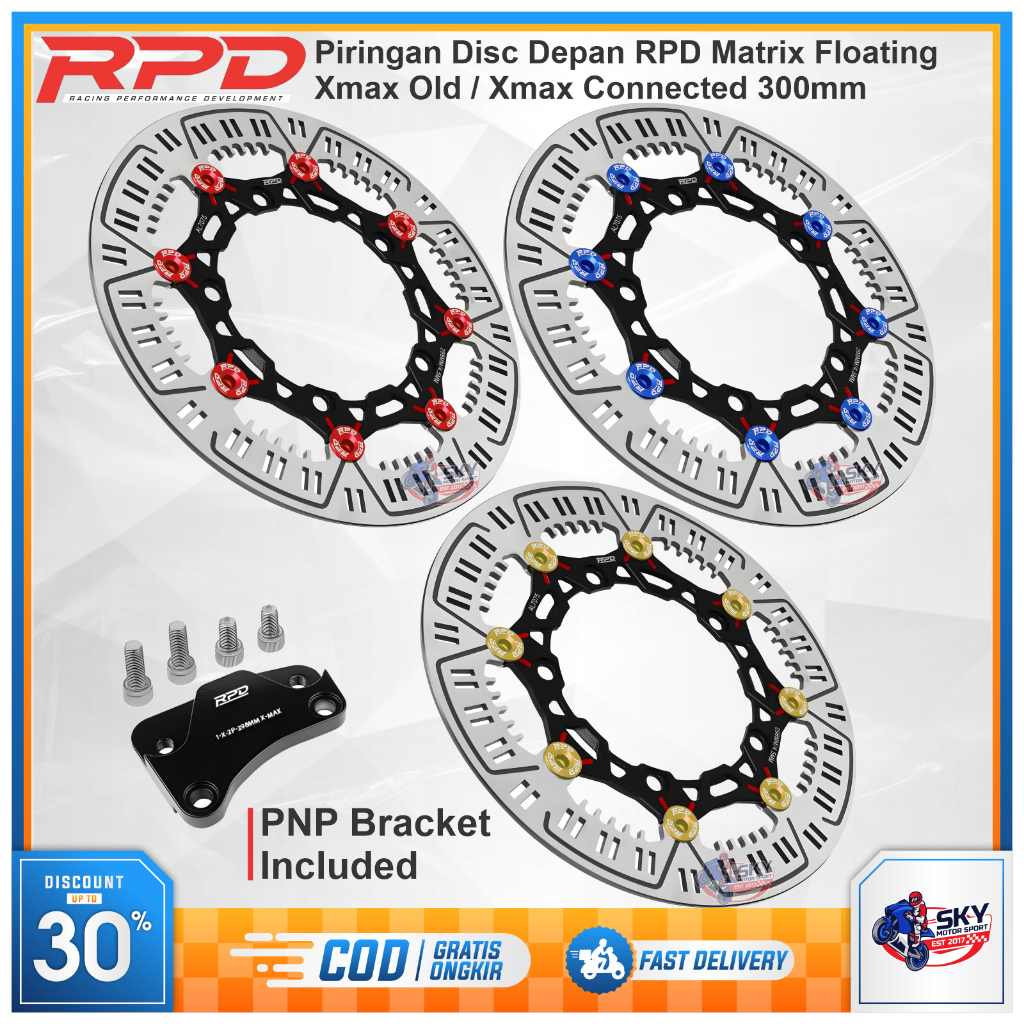 Jual Disc Piringan Cakram Depan RPD Matrix Xmax Old / Xmax Connected ...