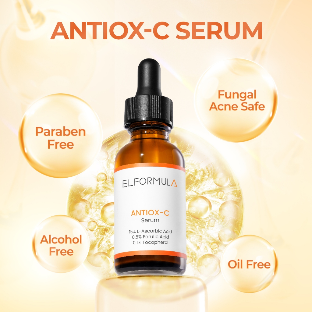 Product image ELFORMULA Antiox-C Serum 15% Pure Vitamin C - Antioxidant Skin Brightening Anti Premature Aging Anti Aging Brightening Within 14 Days Vitamin-C Serum Whitening Brightening 2