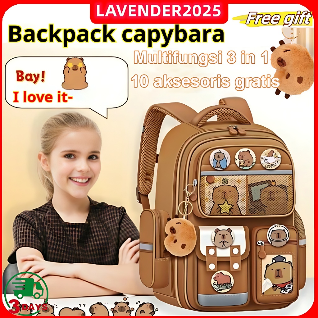 Tas Capybara Fluffy - Schattige en Vrolijke Kindertas