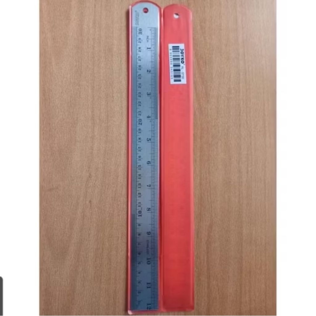 Jual Joyko Stainless Ruler RL-ST30 Penggaris Besi Panjang 30 cm Mistar ...