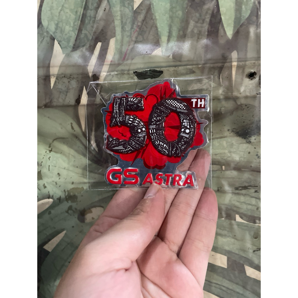 Jual stiker GS astra 50th timbul | Shopee Indonesia