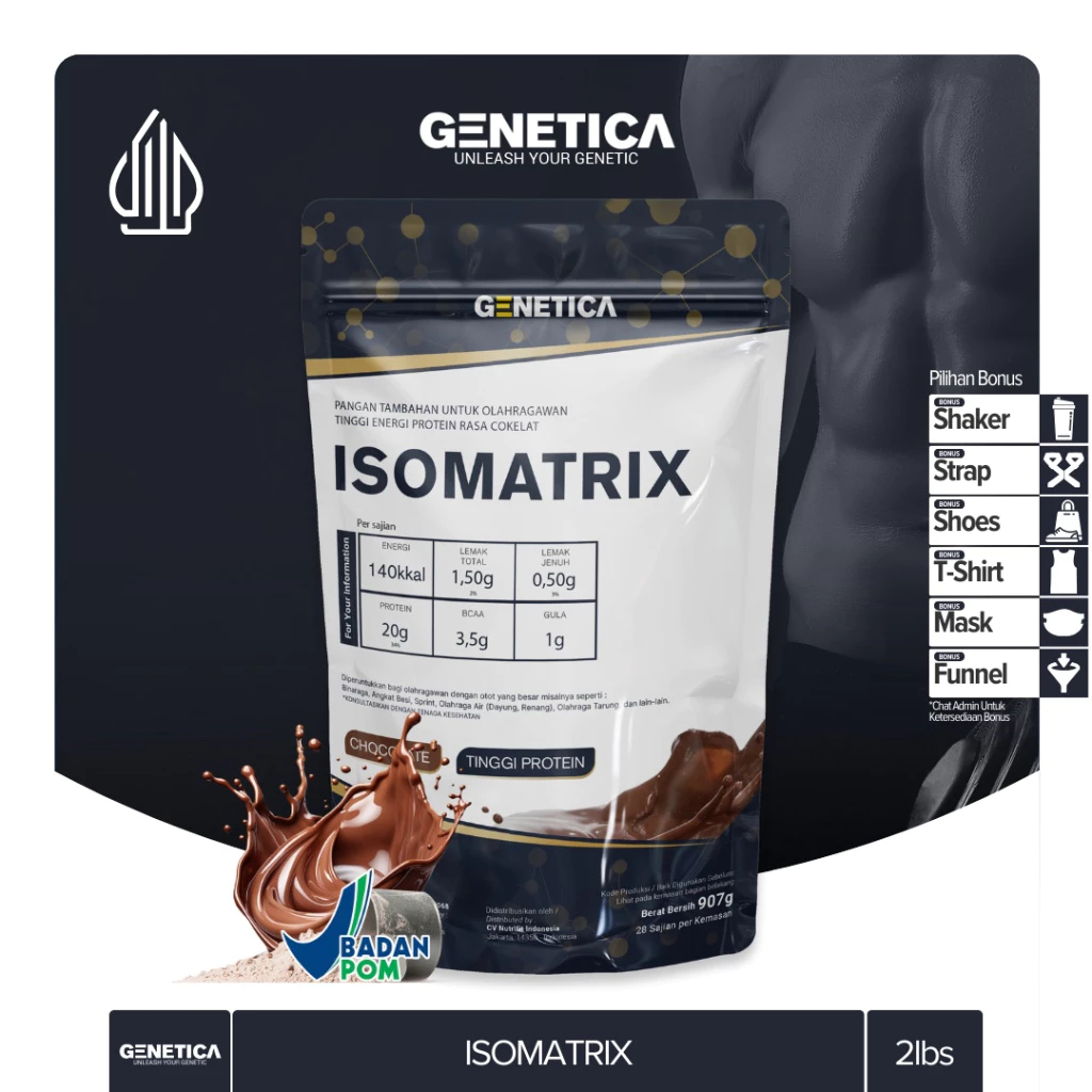 Jual Genetica Isomatrix 2 Lbs Protein Isolate Matrix | Shopee Indonesia