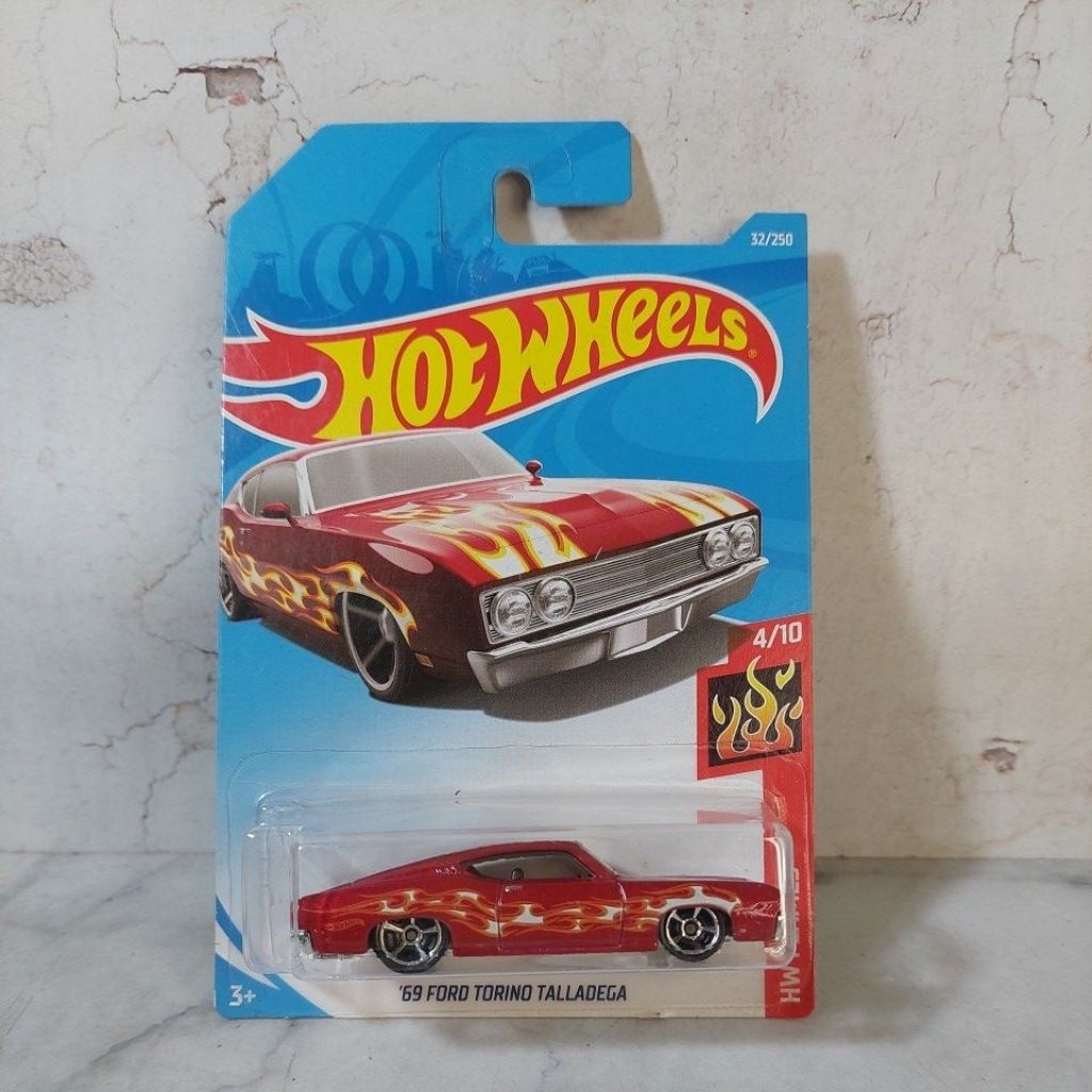 Hot Wheels HW Muscle Mania 69 Ford Torino Talladega 164 Diecast Car 310 Mattel Toys
