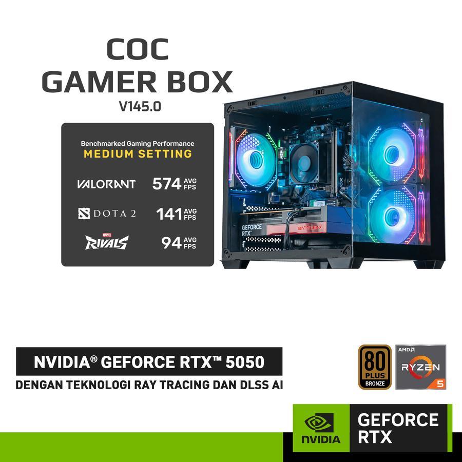 COC GAMER BOX V145.0 - Paket PC Rakitan GeForce RTX 5050