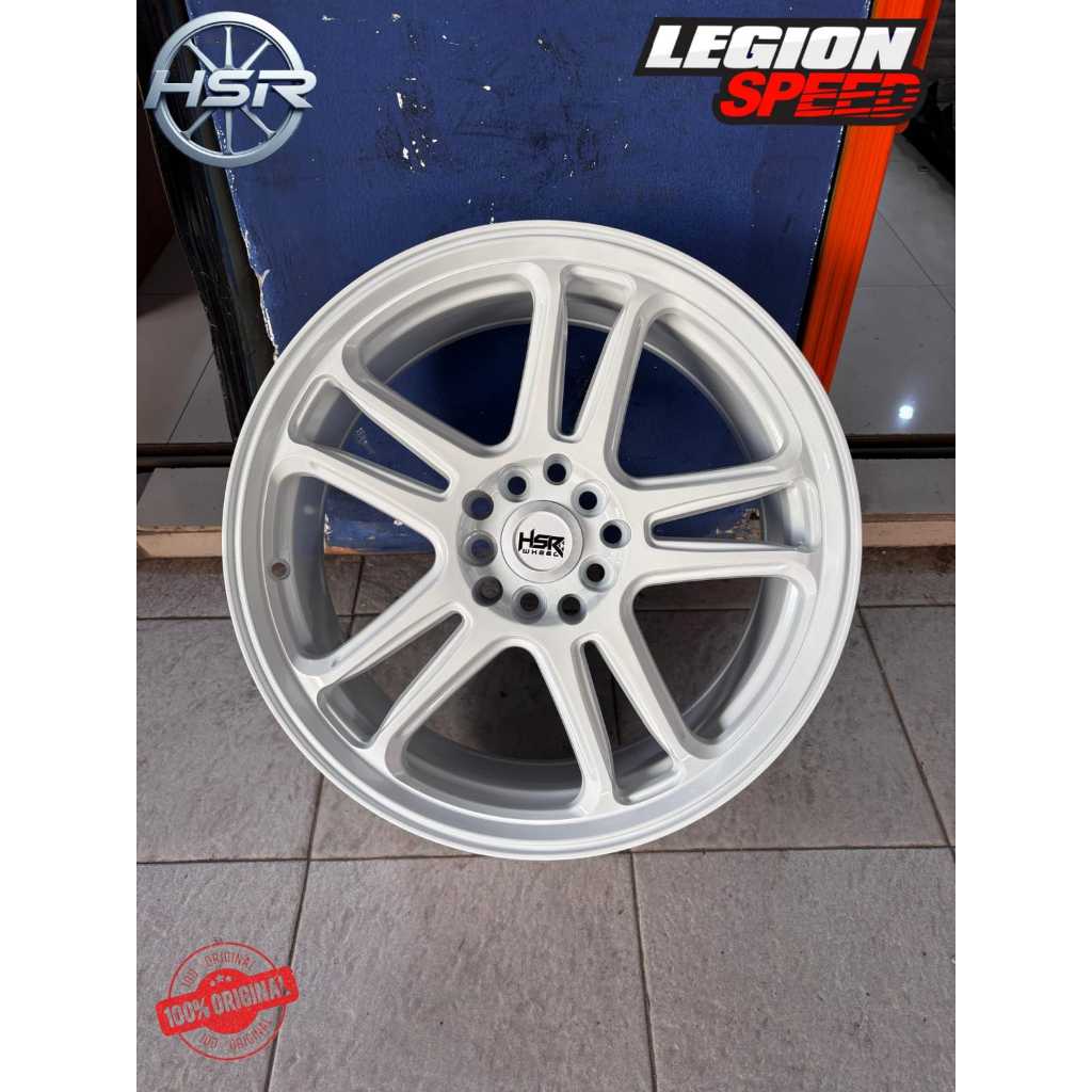 Jual Velg Racing HSR NX SPO R17 PCD 10X100-114,3 FROST WHIT Cocok Untuk ...