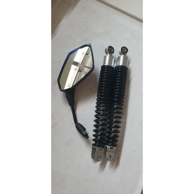 Jual Shock Breaker Belakang motor Polytron Fox R bonus spion kanan ...