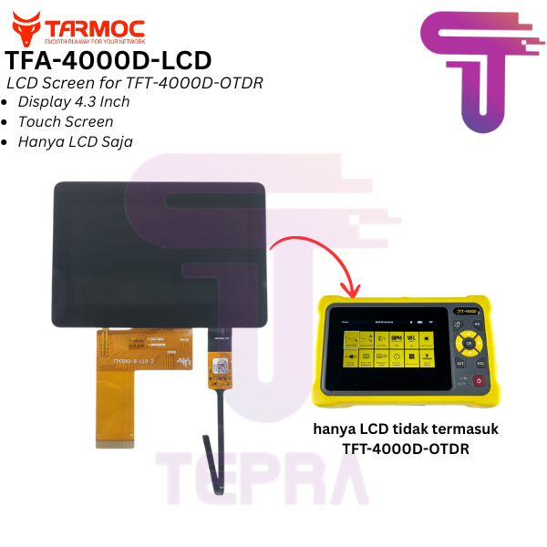 Jual Tarmoc TFA-4000D-TS-LCD | LCD Screen TFT-4000D-OTDR | Layar LCD ...