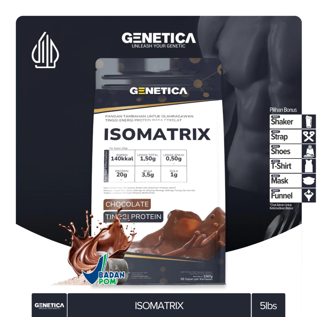 Jual Genetica Isomatrix 5 Lbs Protein Isolate Matrix | Shopee Indonesia