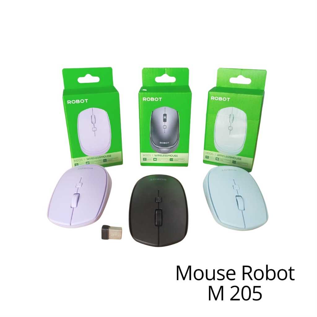 Jual MOUSE ROBOT M205 WIRELESS TANPA BATERAI | Shopee Indonesia
