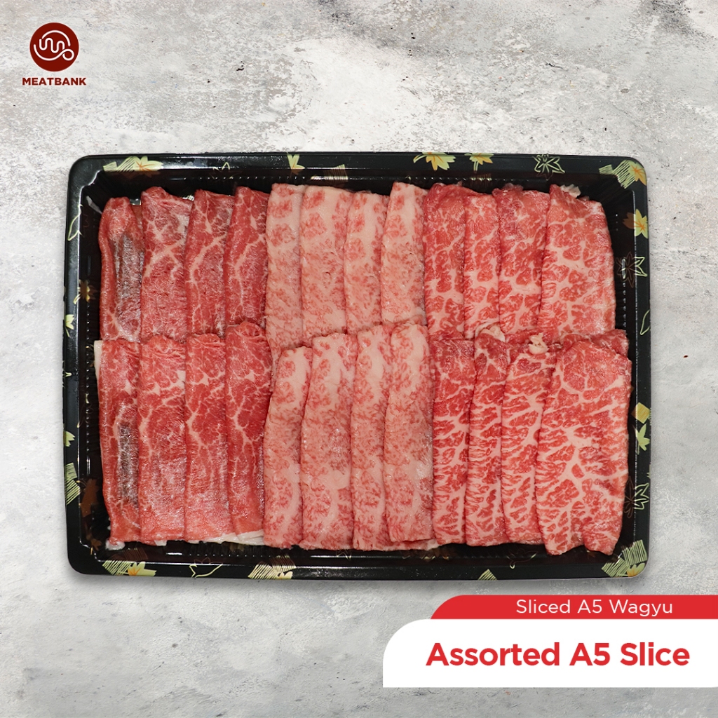Jual MEATBANK JAPAN WAGYU A5 SLICE ASSORTED Kobe Beef Shabu Teppanyaki ...