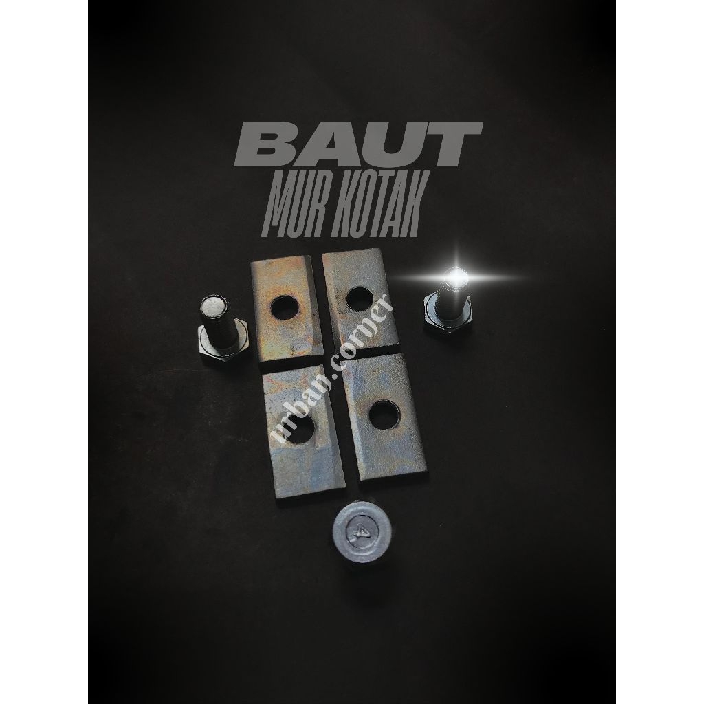 Jual Baut Mur Rel Jok / Mur Kotak dan Baut | Shopee Indonesia