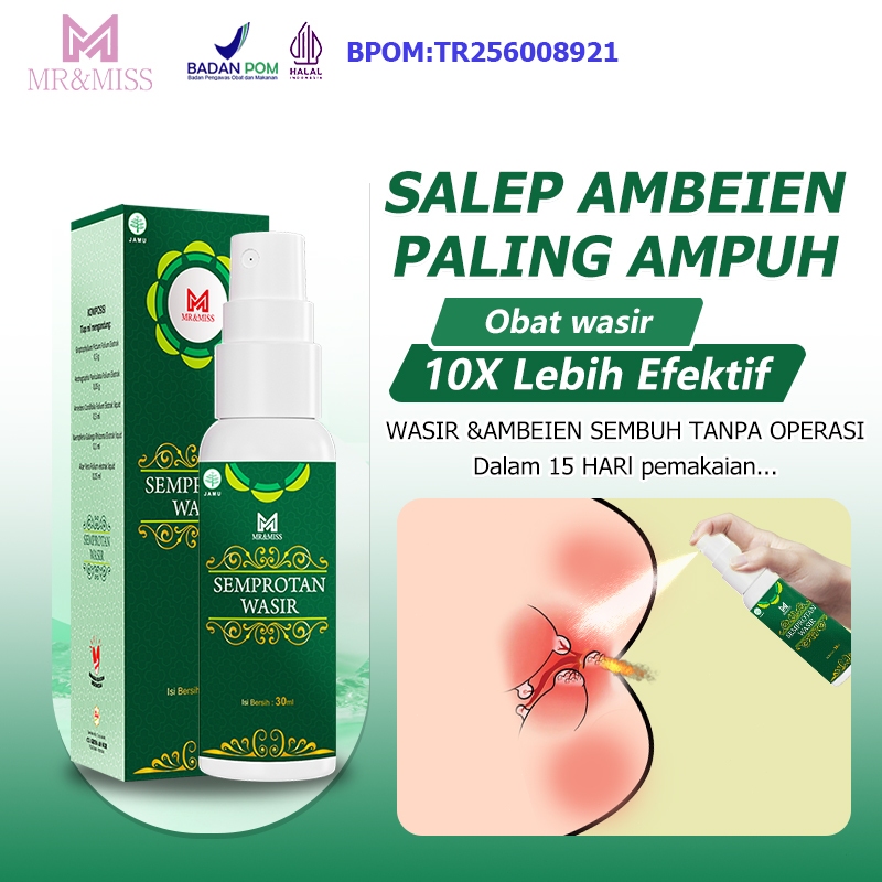 MR&MISS Salep ambeien paling ampuh Obat wasir Aman dan tak menyakitkan penghilangan cepat herbal premium menghilangkan benjolan wasir dalam wasi