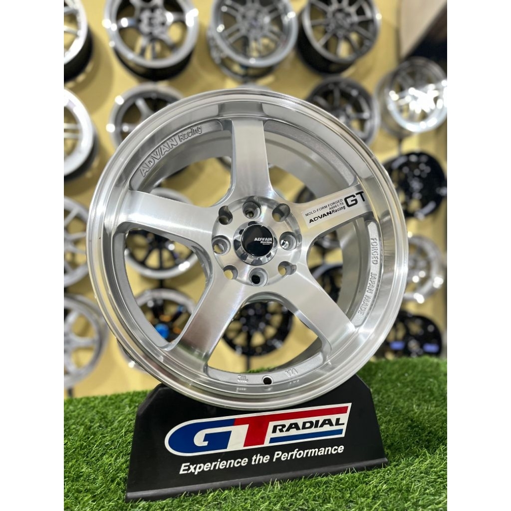 Jual velg advan GT r16 full polish lebar 7 et40 kondisi baru | Shopee ...