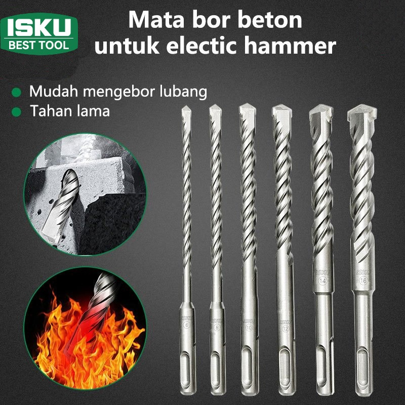 Jual ISKU Mata Bor Listrik SDS Plus untuk Beton drill bit sds plus