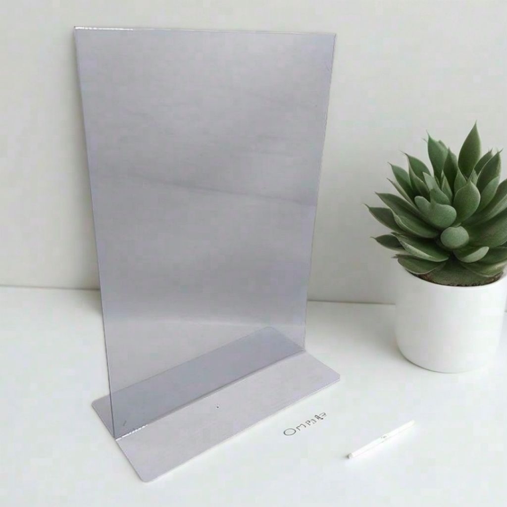 Jual MIKA TENT CARD A6 / TEMPAT BROSUR A6 / BUKAN AKRILIK A6 / STAND ...