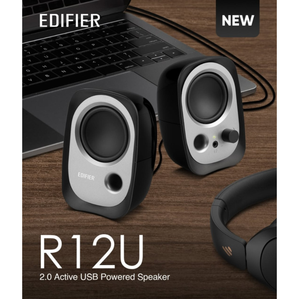 Jual EDIFIER R12U 2.0 Active USB Powered Speaker - Black | Shopee Indonesia