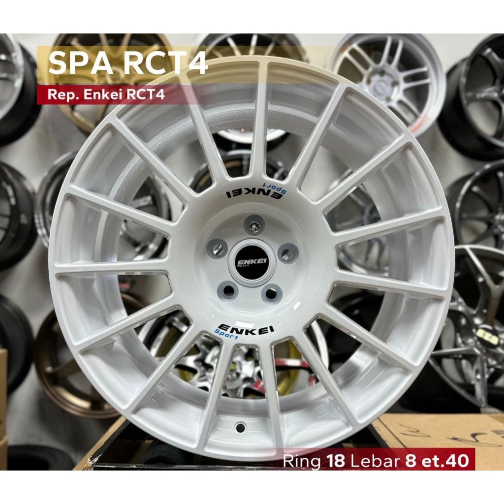 Jual velg mobil ENKEI RCT R18 PCD 5X100 velg racing ring 18 untuk mobil ...