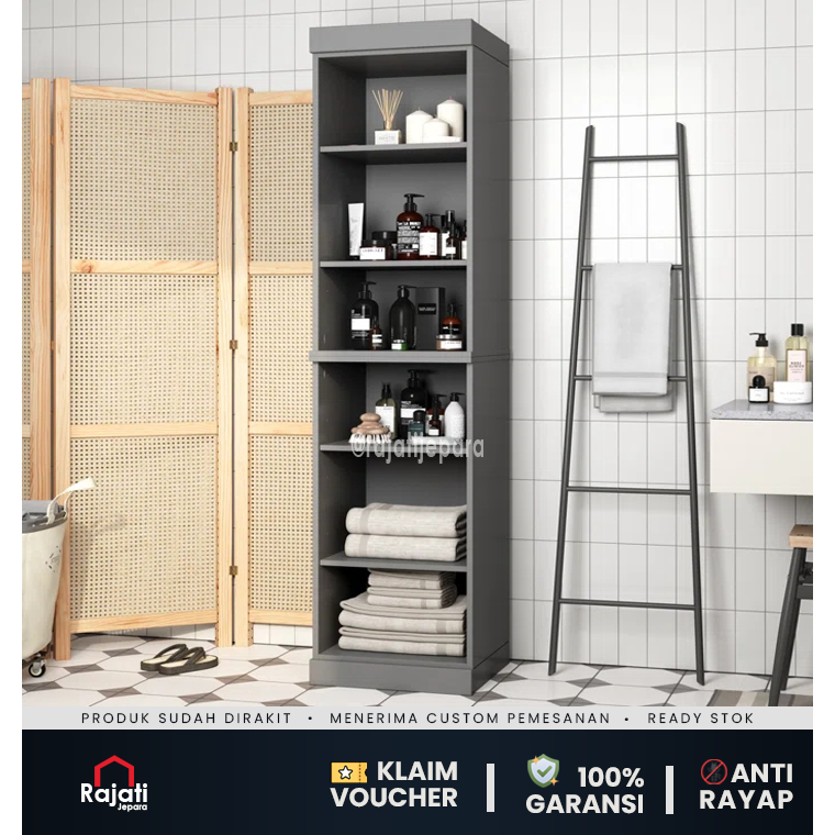 Jual Rak Kamar Mandi Tinggi 3 Susun Minimalis – Rak Handuk & Toiletries ...
