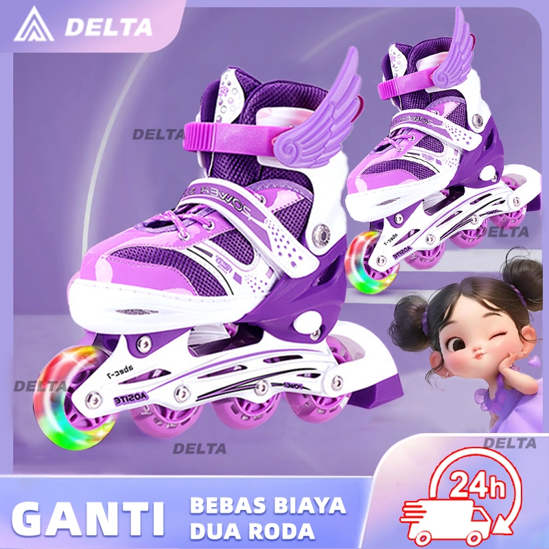Jual Model bajaj sepatu roda / sepatu roda anak perempuan roda 4 roda ...