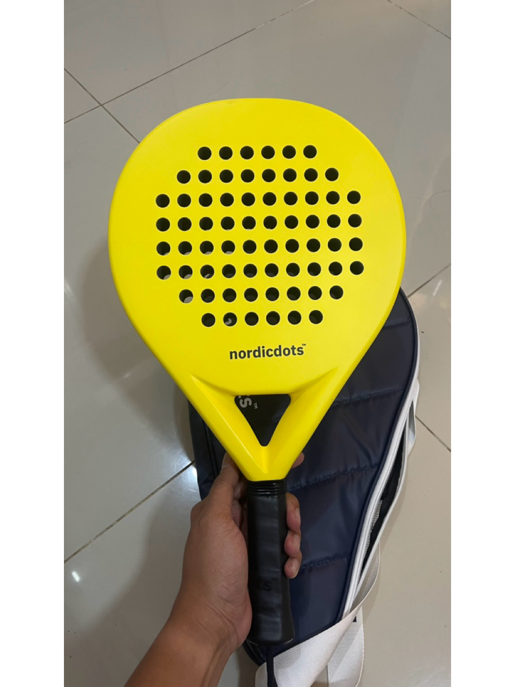 Jual Nordicdots Padel Racket - Fiesta Series - Neon Yellow with bag ...