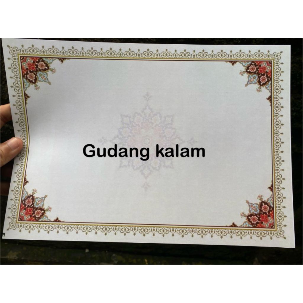 Jual KERTAS ART PAPER MOTIF, UNTUK MENULIS KALIGRAFI, NAMA DLL | Shopee ...