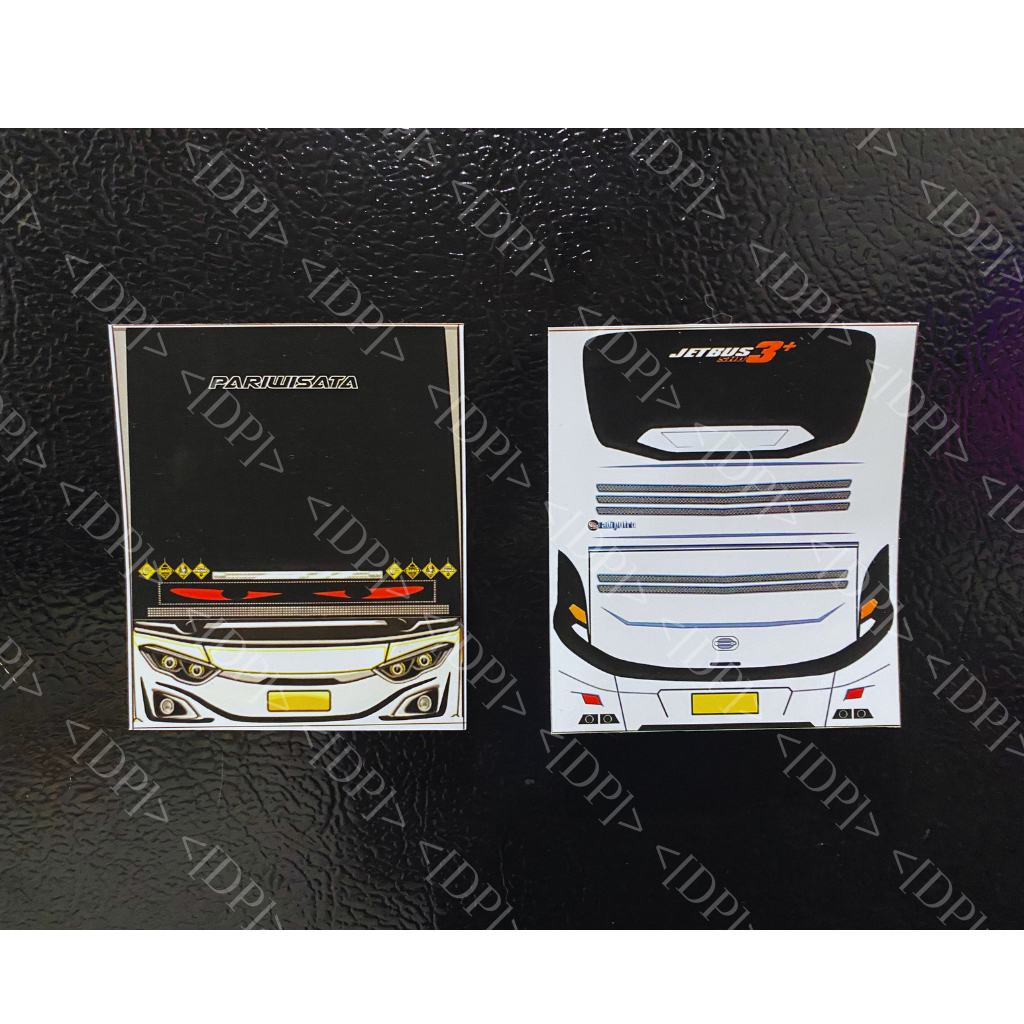 Jual Stiker miniatur rkc FACE DEPAN - PUTIH (JB3) | Shopee Indonesia