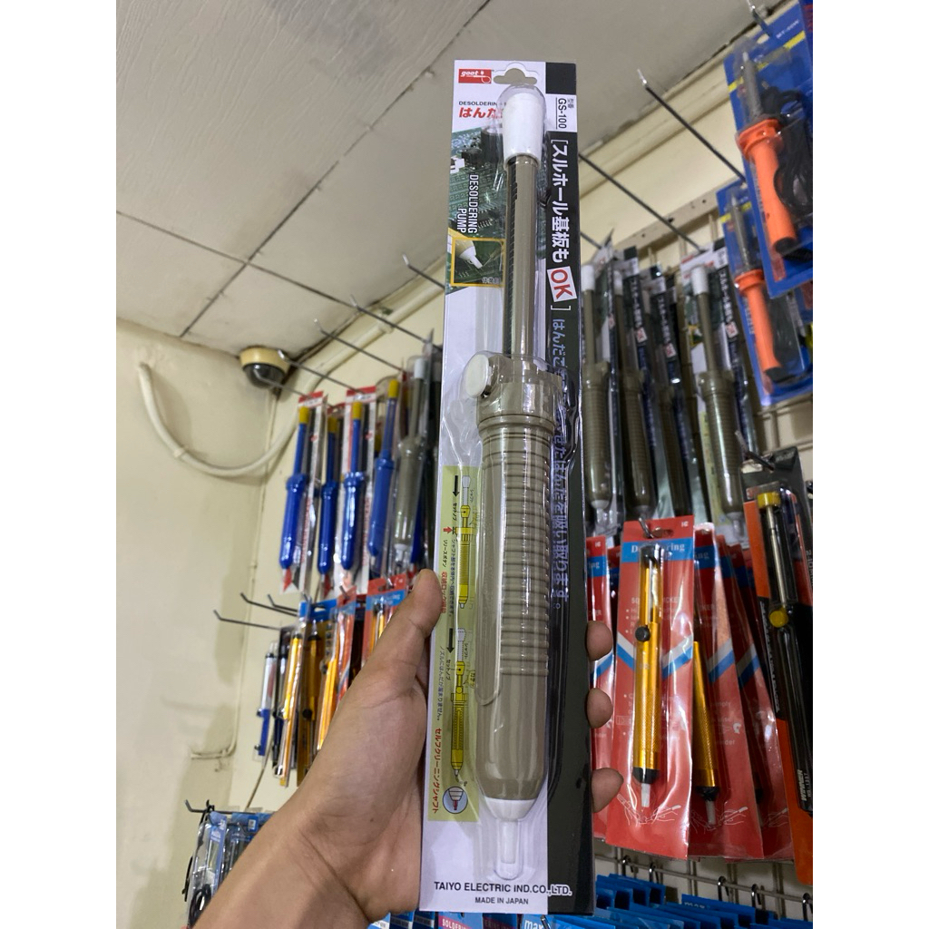 Jual Desoldering pump Gs-100 Goot Sedotan timah Gs-100 Goot Original ...