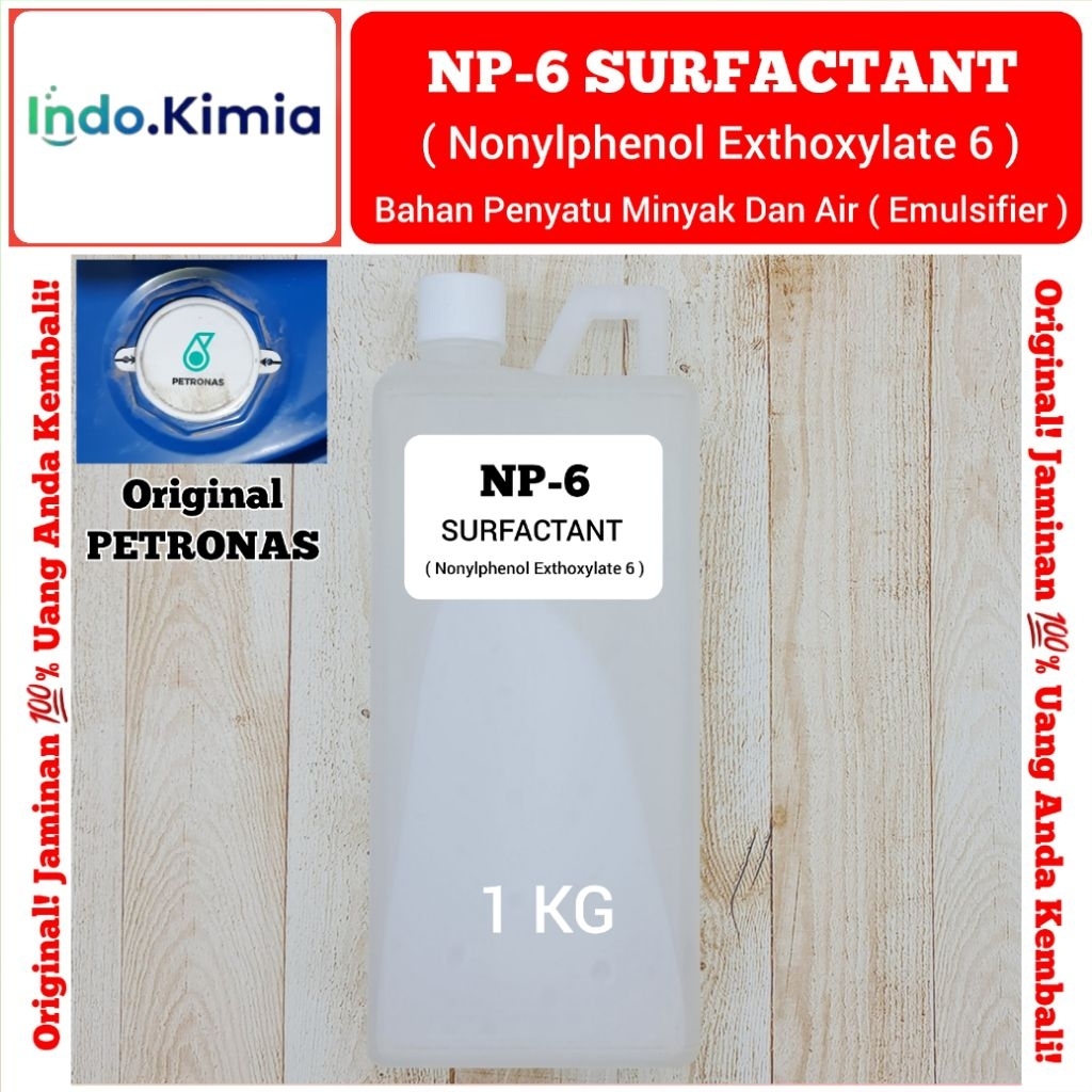 Jual Np 6 1KG / Nonylphenol Exthoxylate 6 ( Surfactant ) / Emulsifier ...
