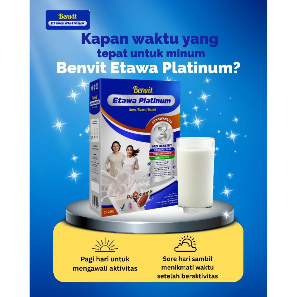 Jual 4 Box Paket Hemat Best Deal - Benvit Etawa Platinum - Susu Etawa ...